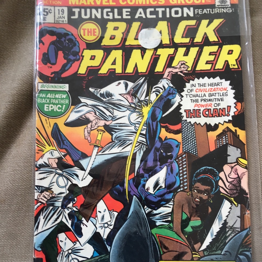 Black panther #19 1976 marvel comics free shipping